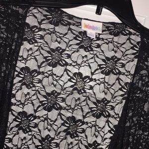 Black lace Shirley NWT